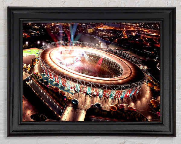London 2012 Olympic Stadium Framed Print