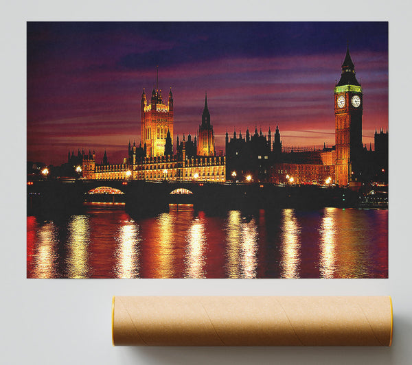 London At Night Print
