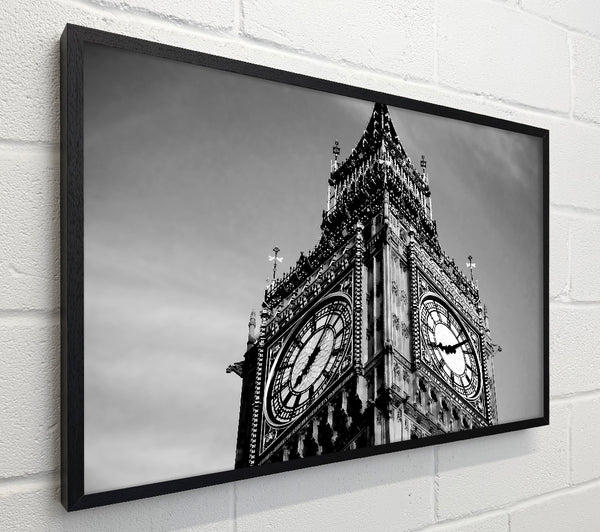 London Big Ben Close-Up B n W