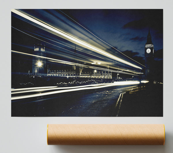 London Blue Nights Giclee Print