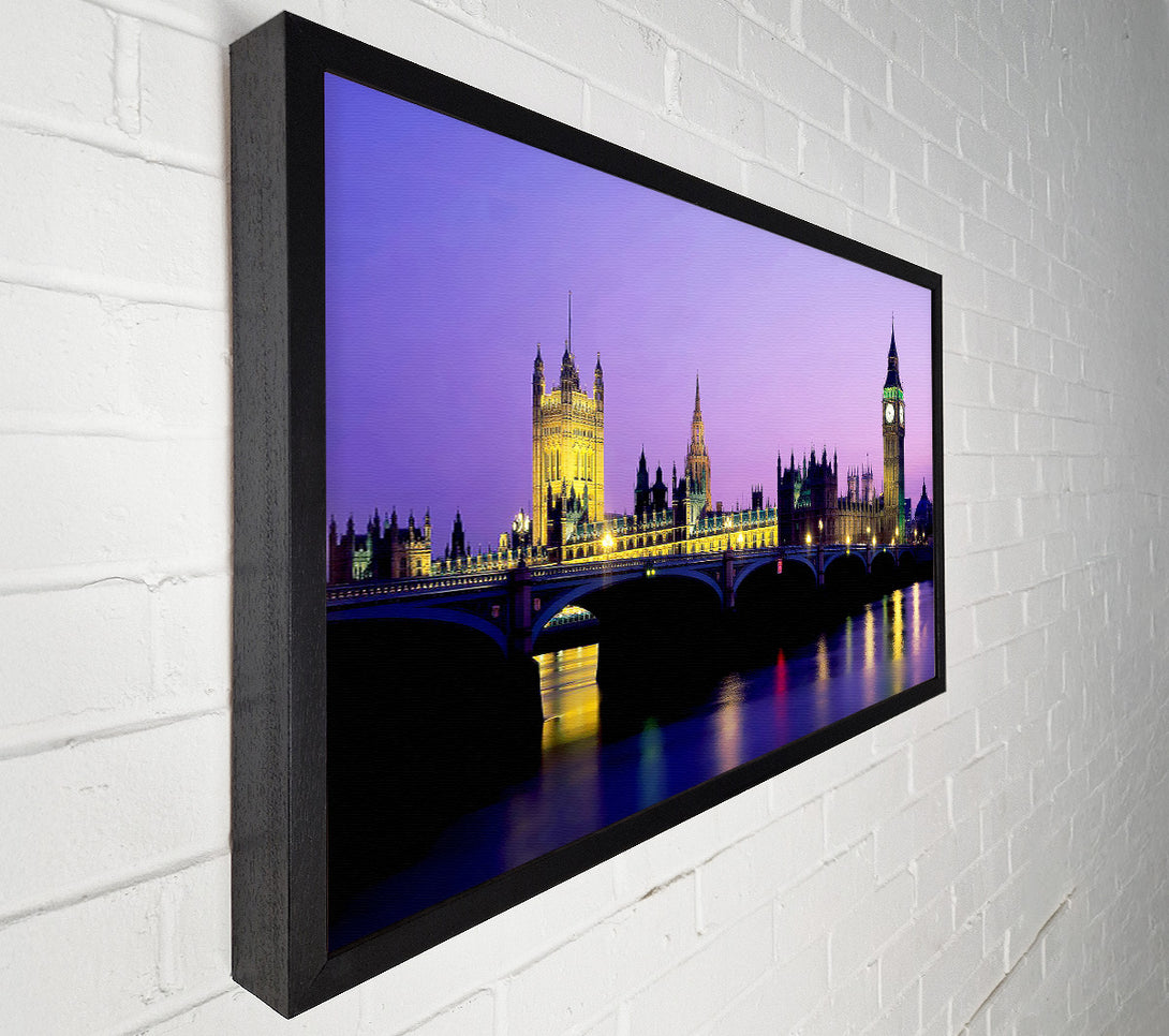  A Canvas Print of London Bridge City Lights Canvas Art