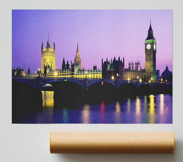London Bridge City Lights Print