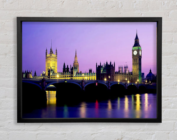 London Bridge City Lights Framed Print
