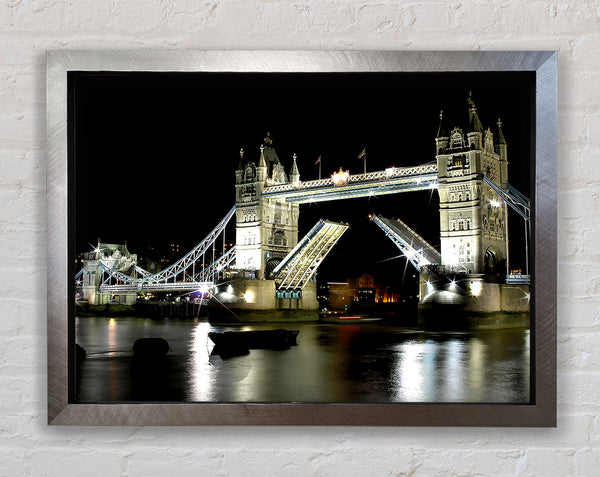 London Bridge Night Framed Print