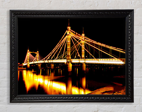London Bridge Reflections Framed Print