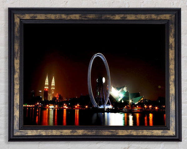 London Eye Over The Thames