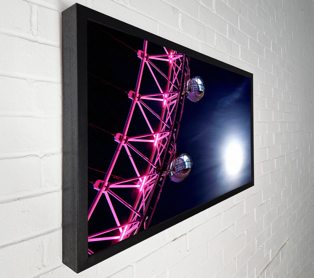  A Canvas Print of London Eye Pods In The Moonlight Canvas Art