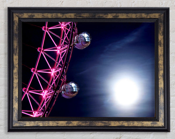 London Eye Pods In The Moonlight