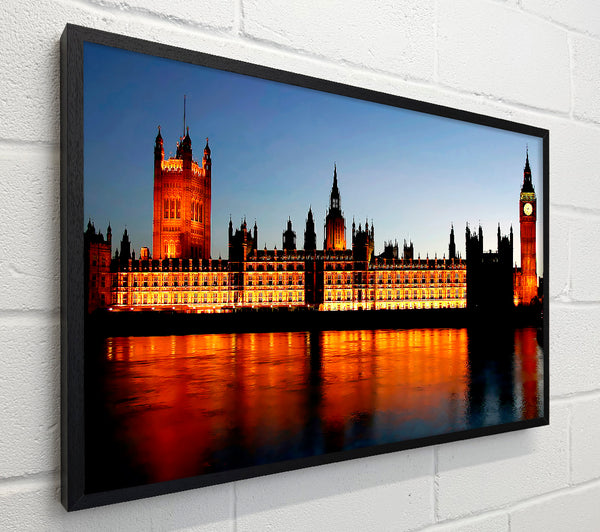 London Houses Of Parliament Reflections