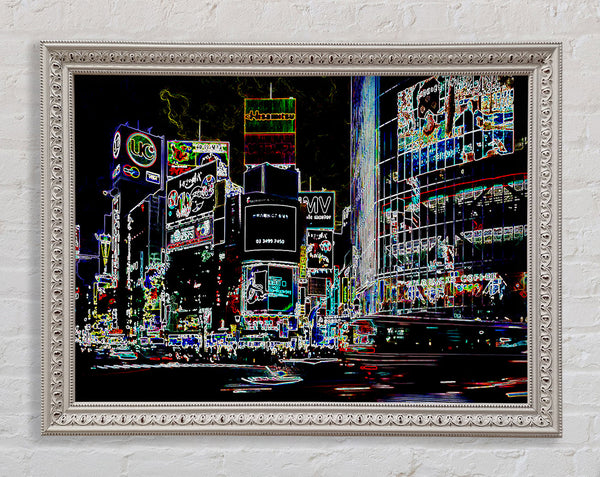 London Night Life Framed Print