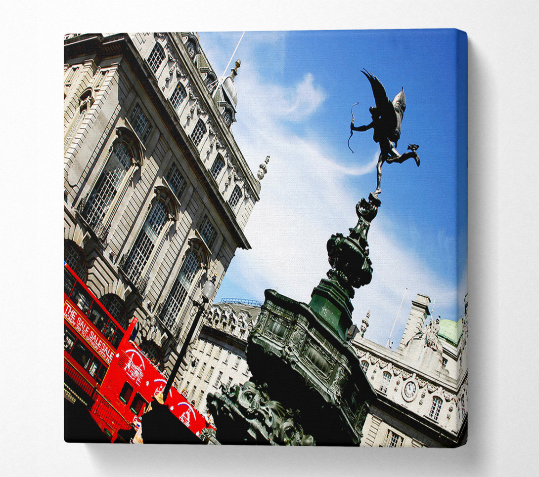  A Canvas Print of London Piccadilly Circus UK Canvas Wall Art