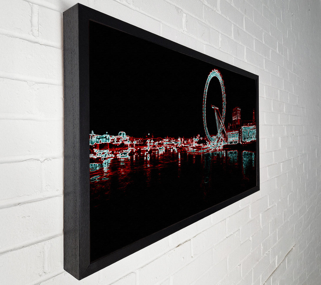  A Canvas Print of London Thames London Eye Canvas Art