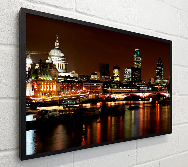 London Thames Night Lights