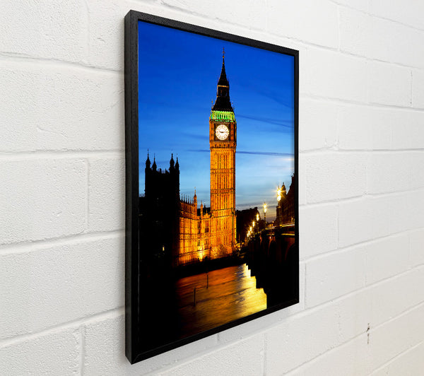 London Thames Reflection Of Big Ben