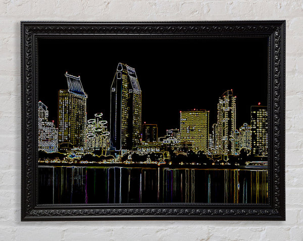 London Thames Framed Print