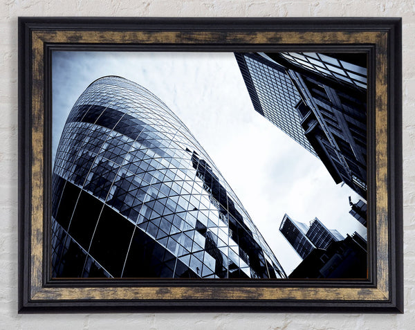 London The Gherkin Framed Print