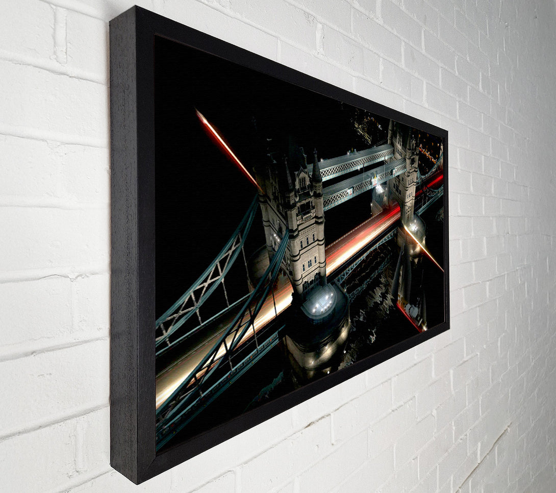  A Canvas Print of London Tower Bridge From Above Canvas Print