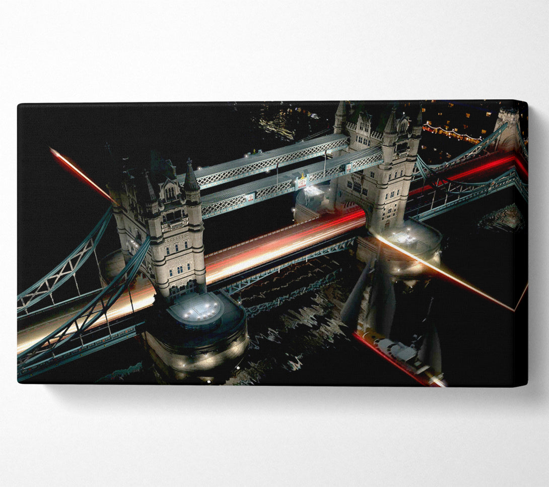  A Canvas Print of London Tower Bridge From Above Canvas Print