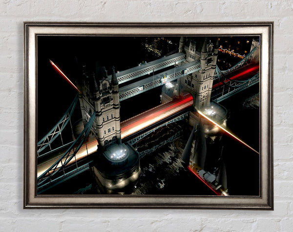London Tower Bridge From Above Framed Print