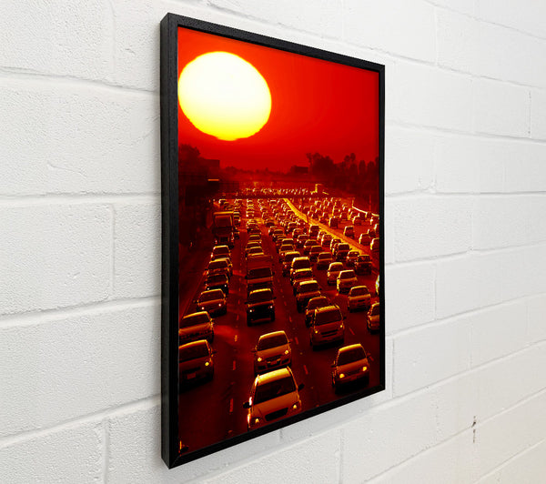 Los Angeles Highway Sun Blaze