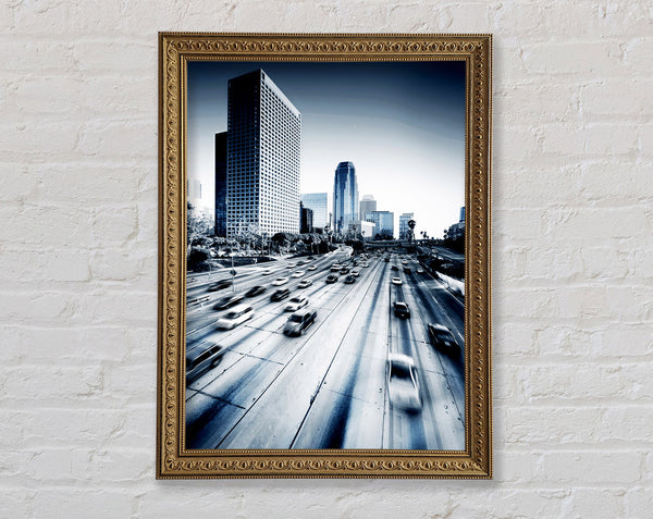 Los Angeles Highways Framed Print