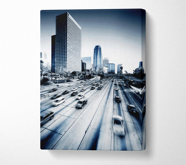  A Canvas Print of Los Angeles Highways Canvas Art