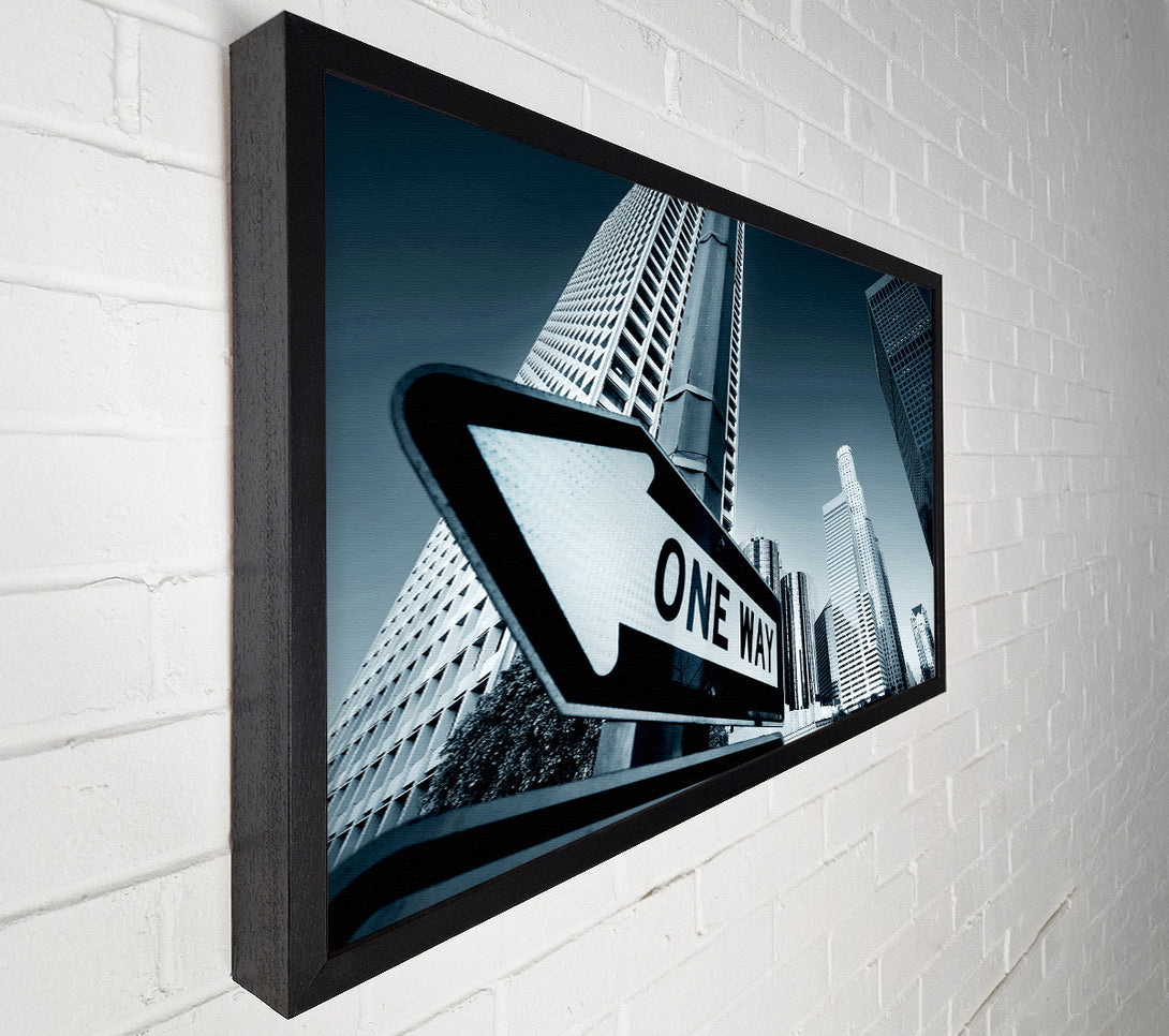  A Canvas Print of Los Angeles One Way Canvas Print