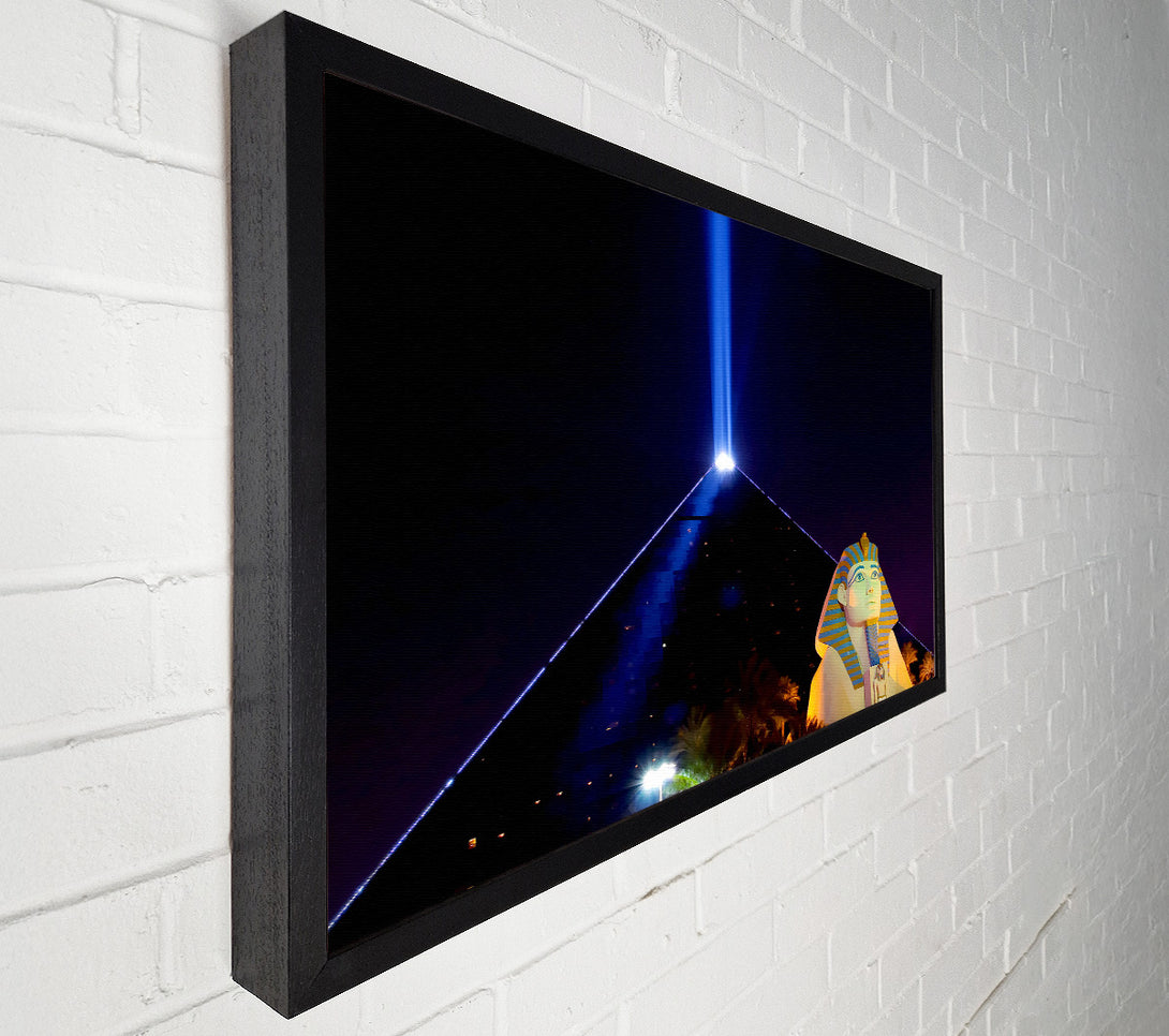  A Canvas Print of Los Vegas Pyramids Canvas Art
