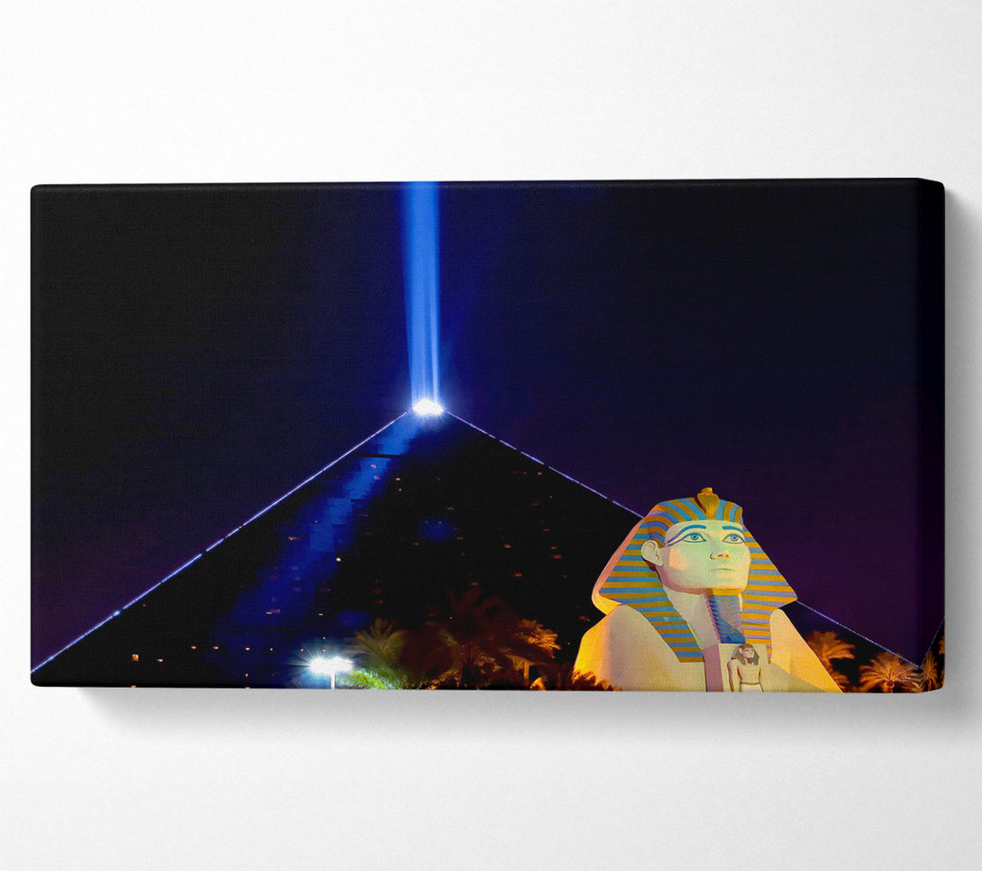  A Canvas Print of Los Vegas Pyramids Canvas Art