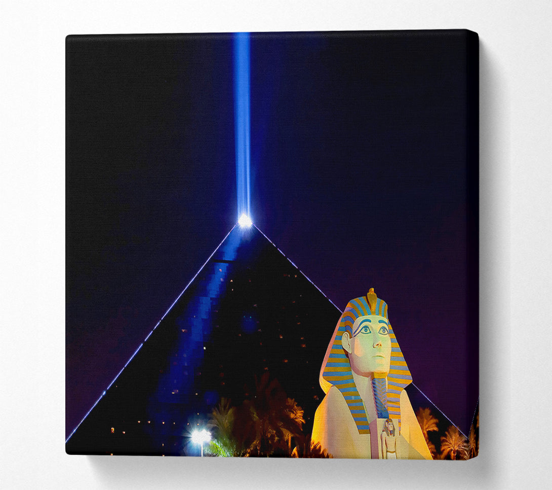  A Canvas Print of Los Vegas Pyramids Canvas Art