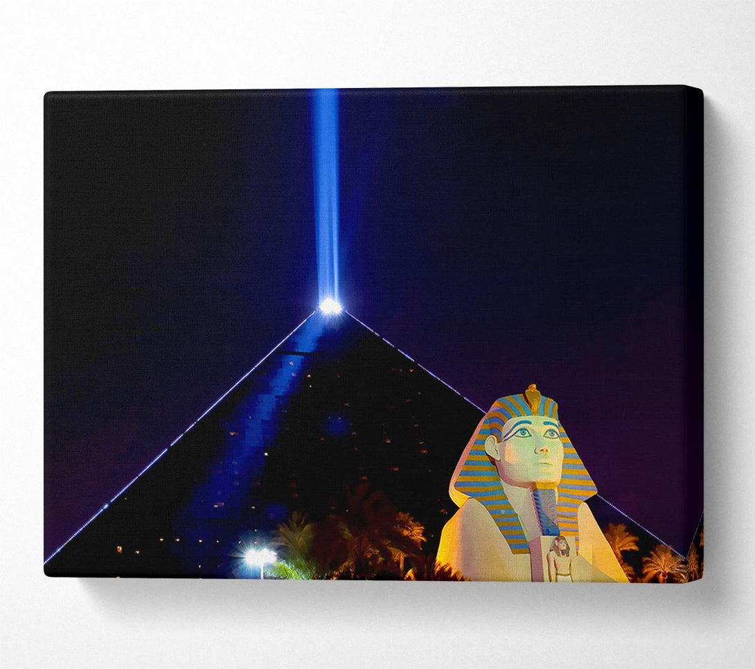  A Canvas Print of Los Vegas Pyramids Canvas Art