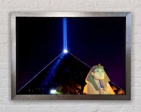 Los Vegas Pyramids Framed Print