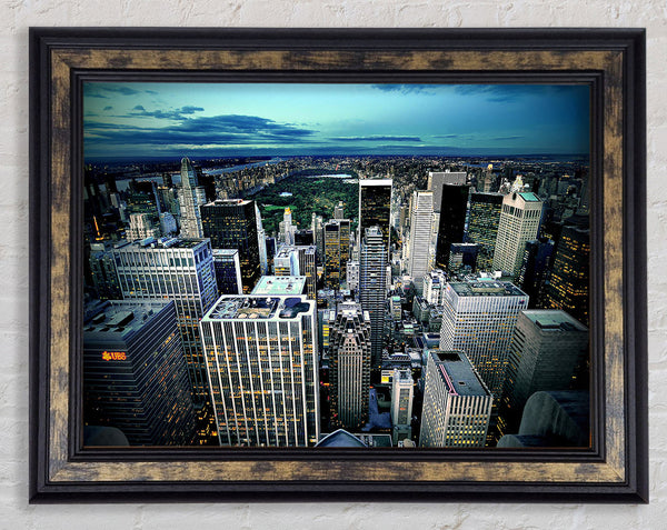 Manhattan New York City United States Framed Print