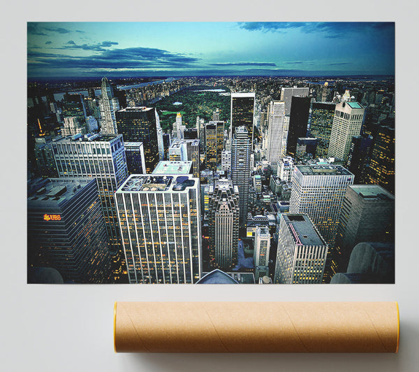 Manhattan New York City United States Poster