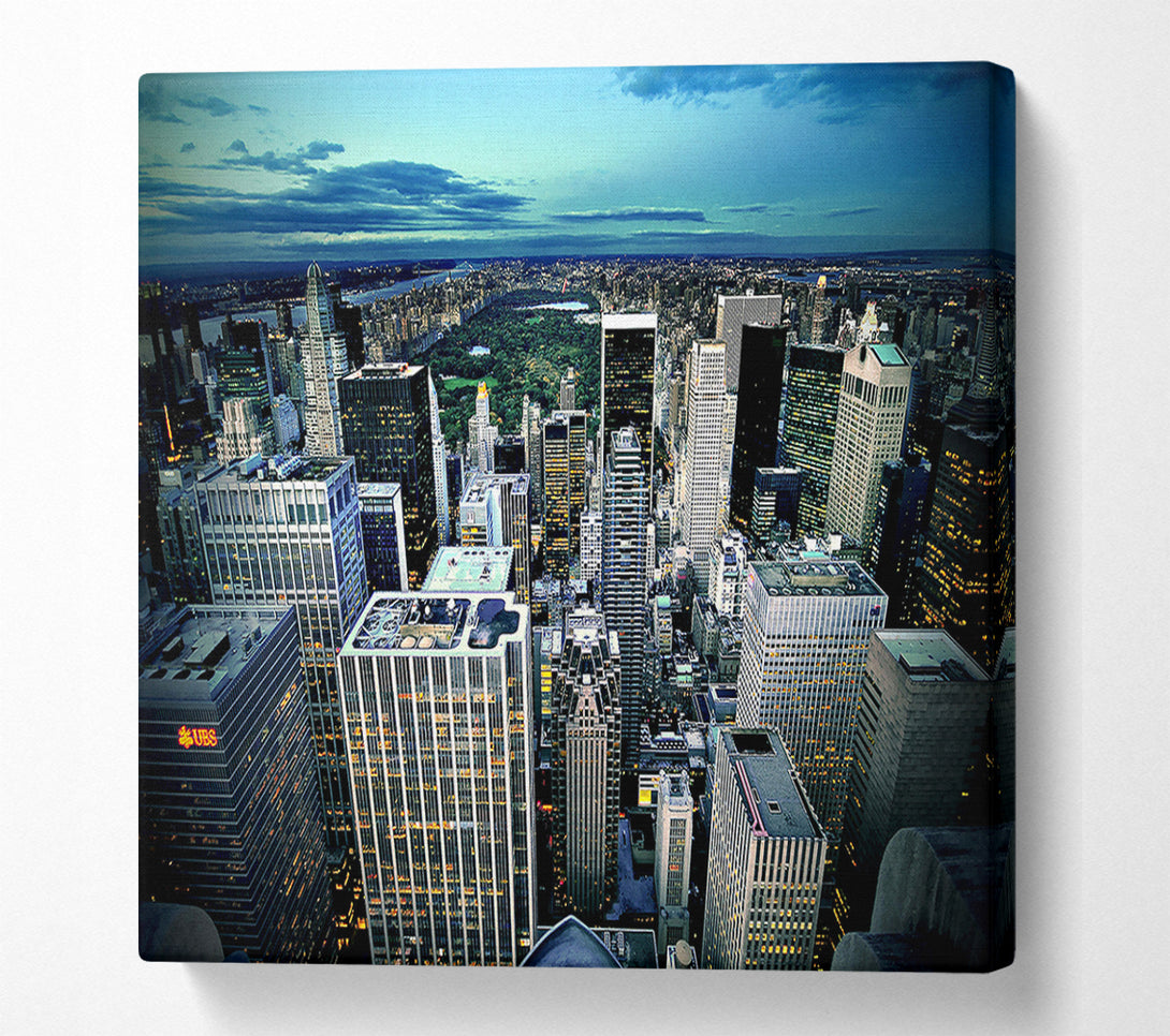  A Canvas Print of Manhattan New York City United States Canvas Print