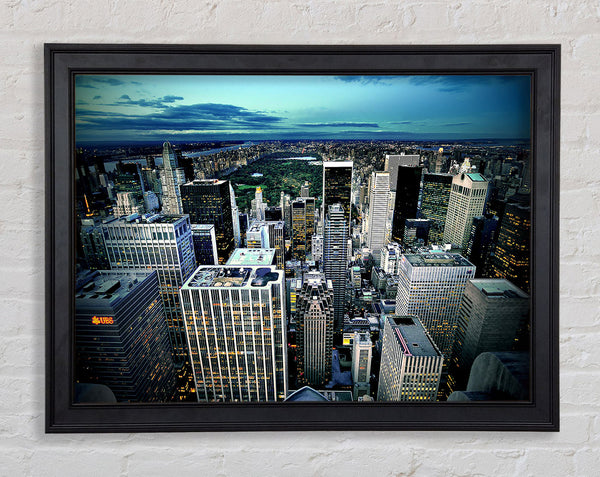 Manhattan New York City United States Framed Print