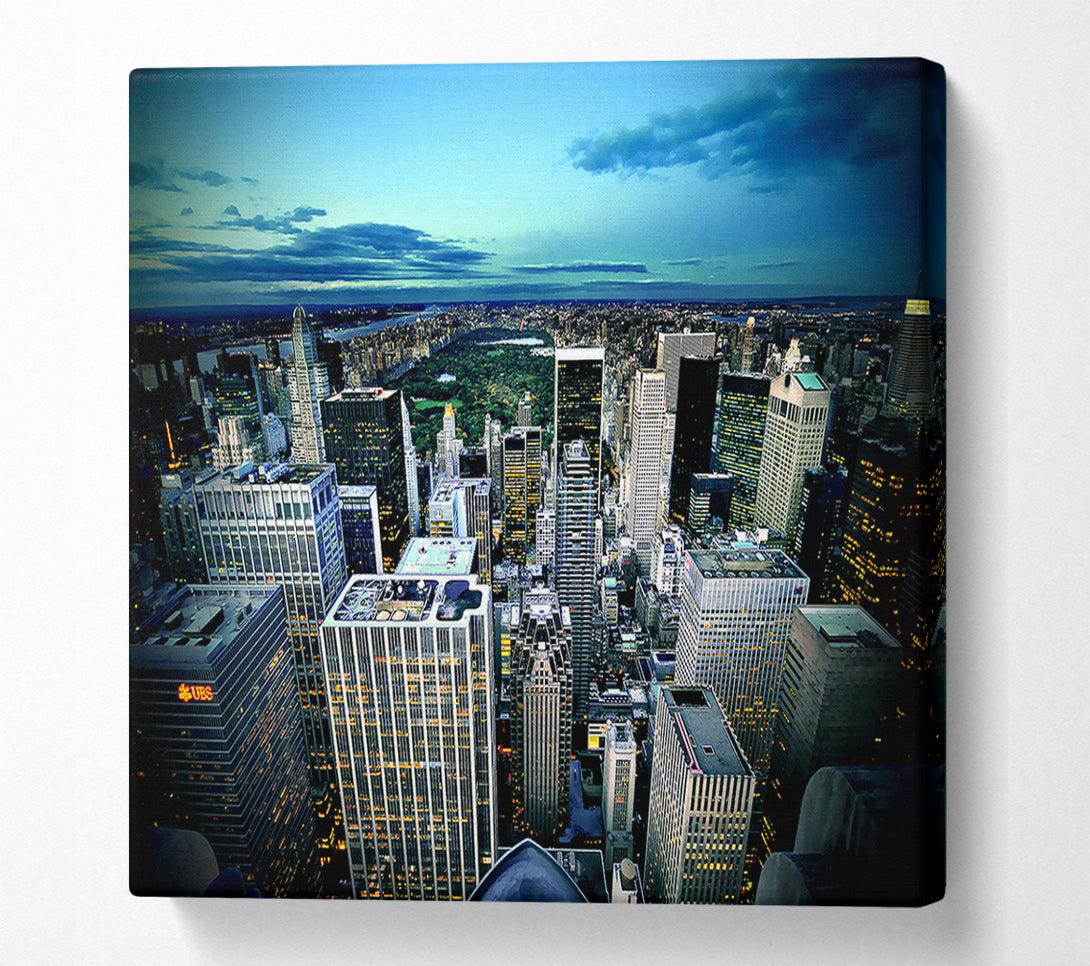  A Canvas Print of Manhattan New York Usa Canvas Print
