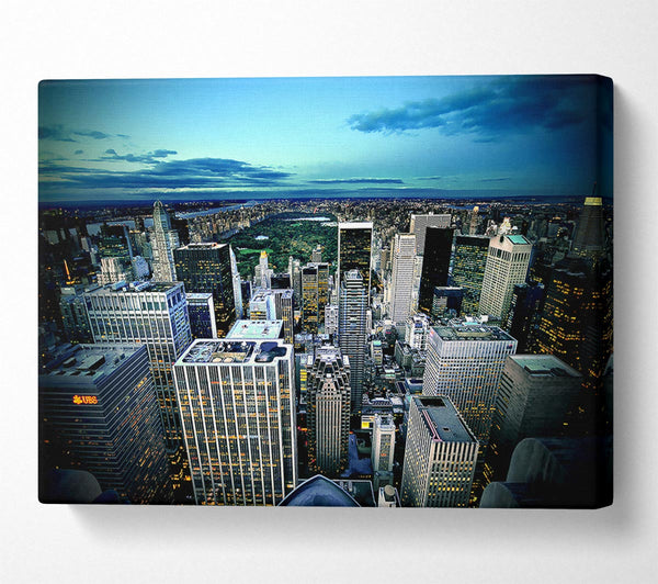  A Canvas Print of Manhattan New York Usa Canvas Print