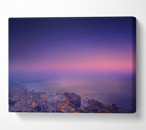  A Canvas Print of Monte Carlo Monaco Mist Canvas Print