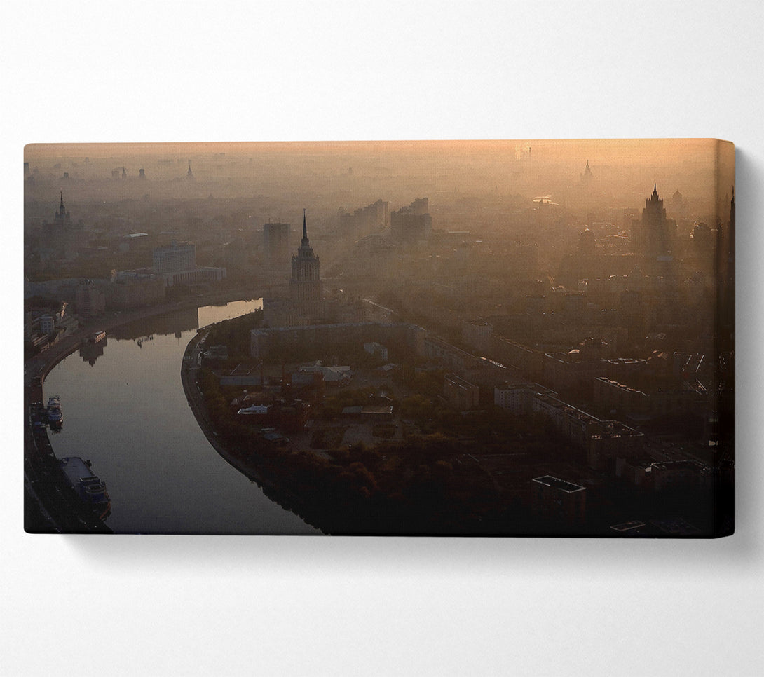  A Canvas Print of Morning In Moscow Canvas Print