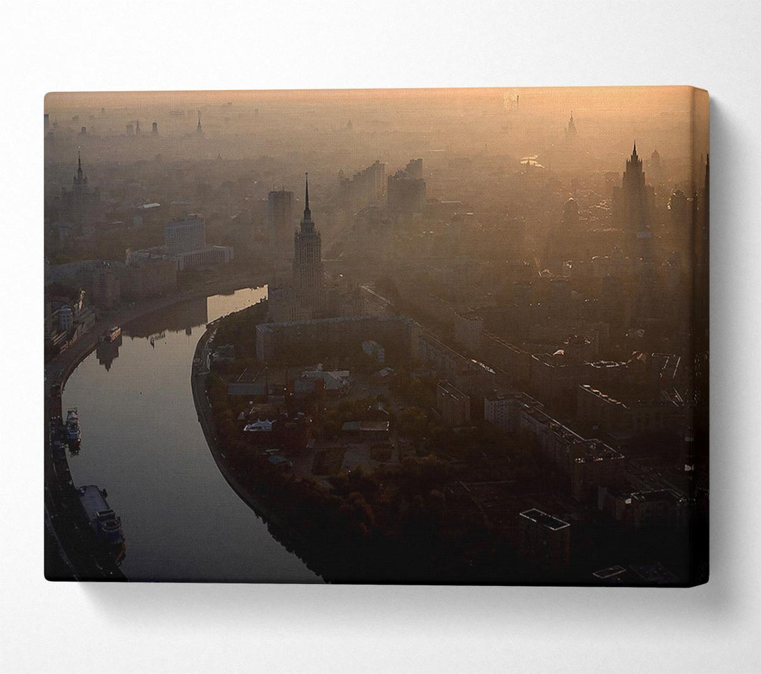  A Canvas Print of Morning In Moscow Canvas Print