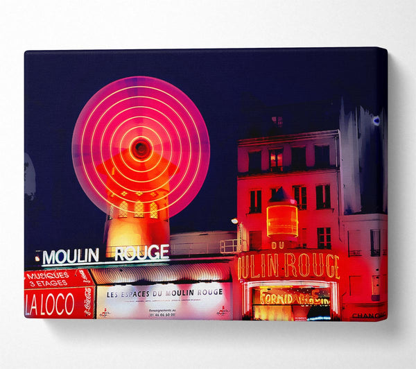  A Canvas Print of Moulin Rouge Canvas Wall Art
