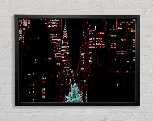 New York 5Th Avenue Framed Print