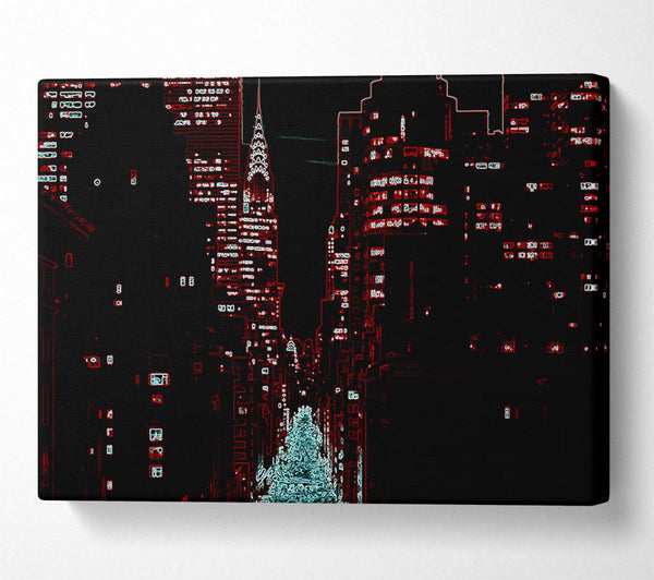  A Canvas Print of New York 5Th Avenue Canvas Print