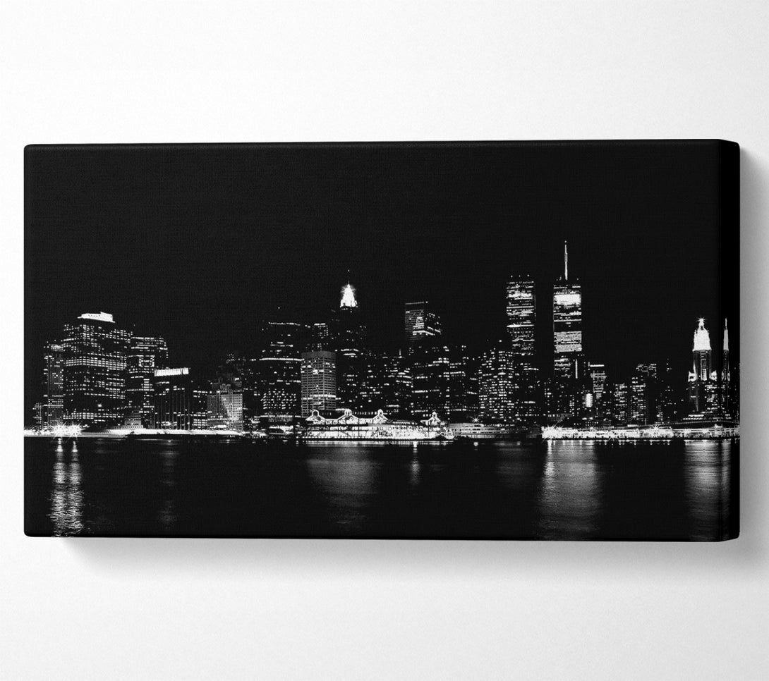  A Canvas Print of New York Black Nights Canvas Art
