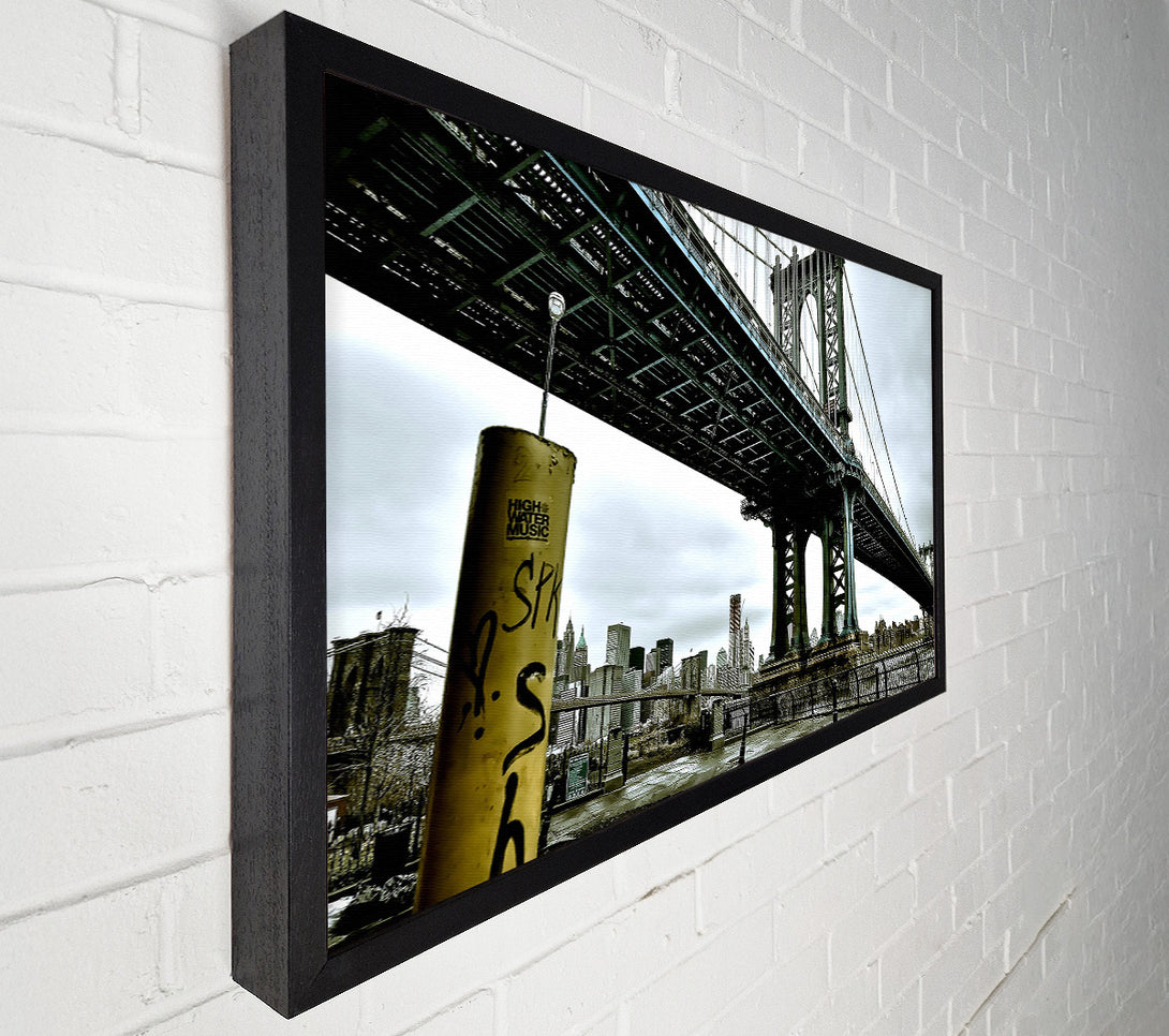  A Canvas Print of New York Bridge Canvas Print