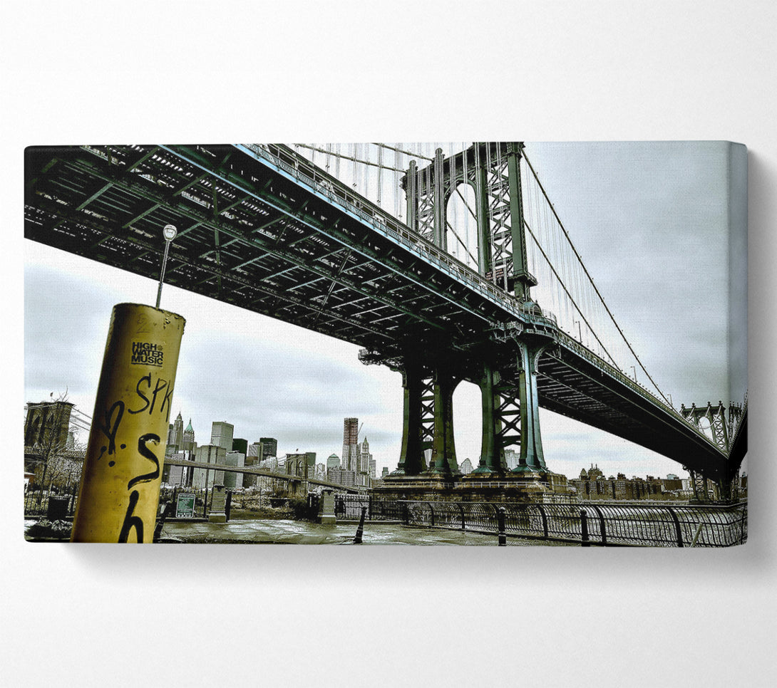  A Canvas Print of New York Bridge Canvas Print