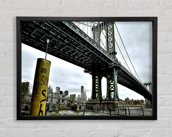 New York Bridge Framed Print