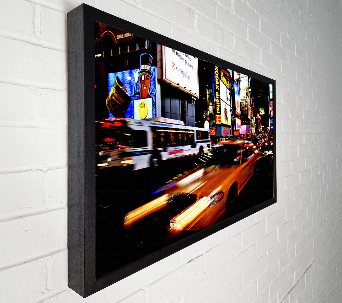  A Canvas Print of New York Broadway Cabs Canvas Art