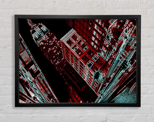 New York Broadway Framed Print